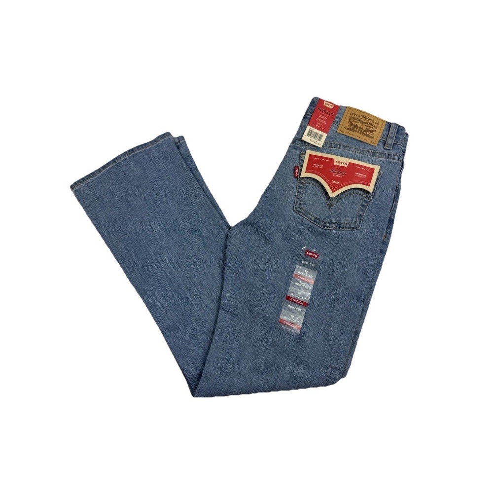 Girls Levi's Bootcut‎ Jeans Sz 10 Regular Fit Stretch Denim Blue – New With Tags